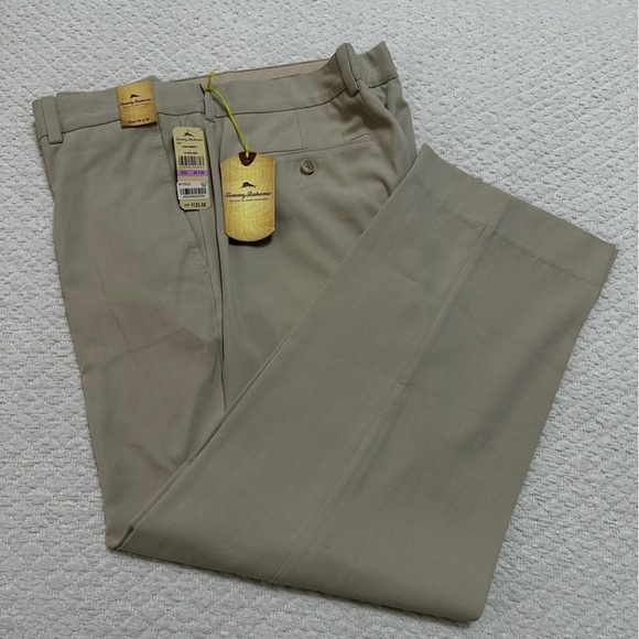 Tommy Bahama Flying Fishbone Silk Cotton Dress Pants Men’s Size Large 38 x 30